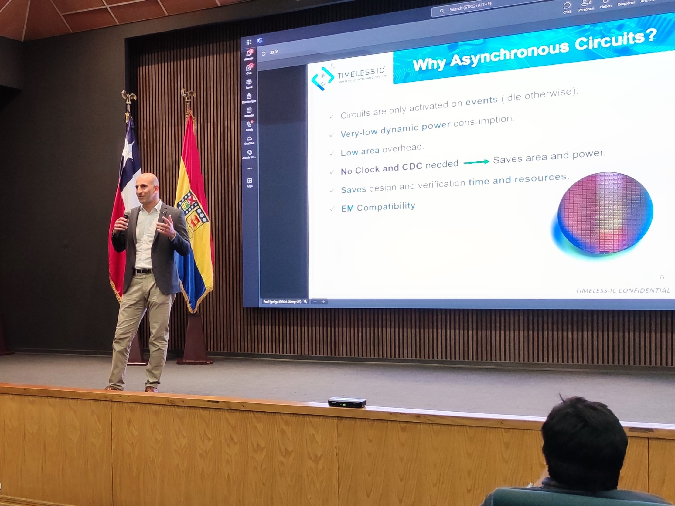 Rodrigo Iga presentando en CANELOS 2024