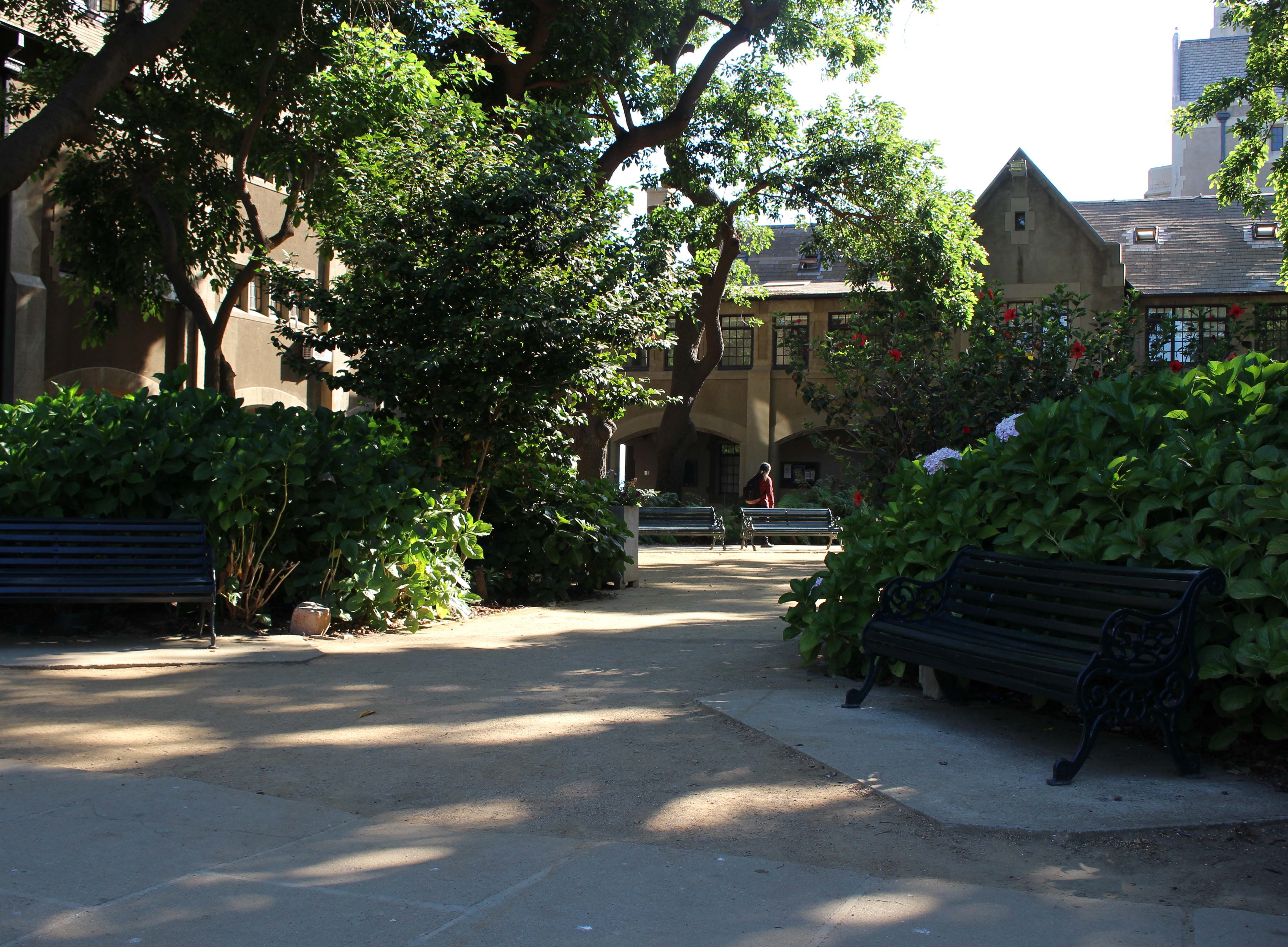 Jardín del campus